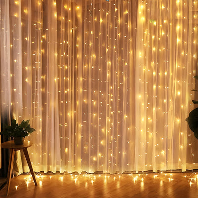 Twinkle | Christmas Curtain Light String - Festive Decor and Christmas Gift