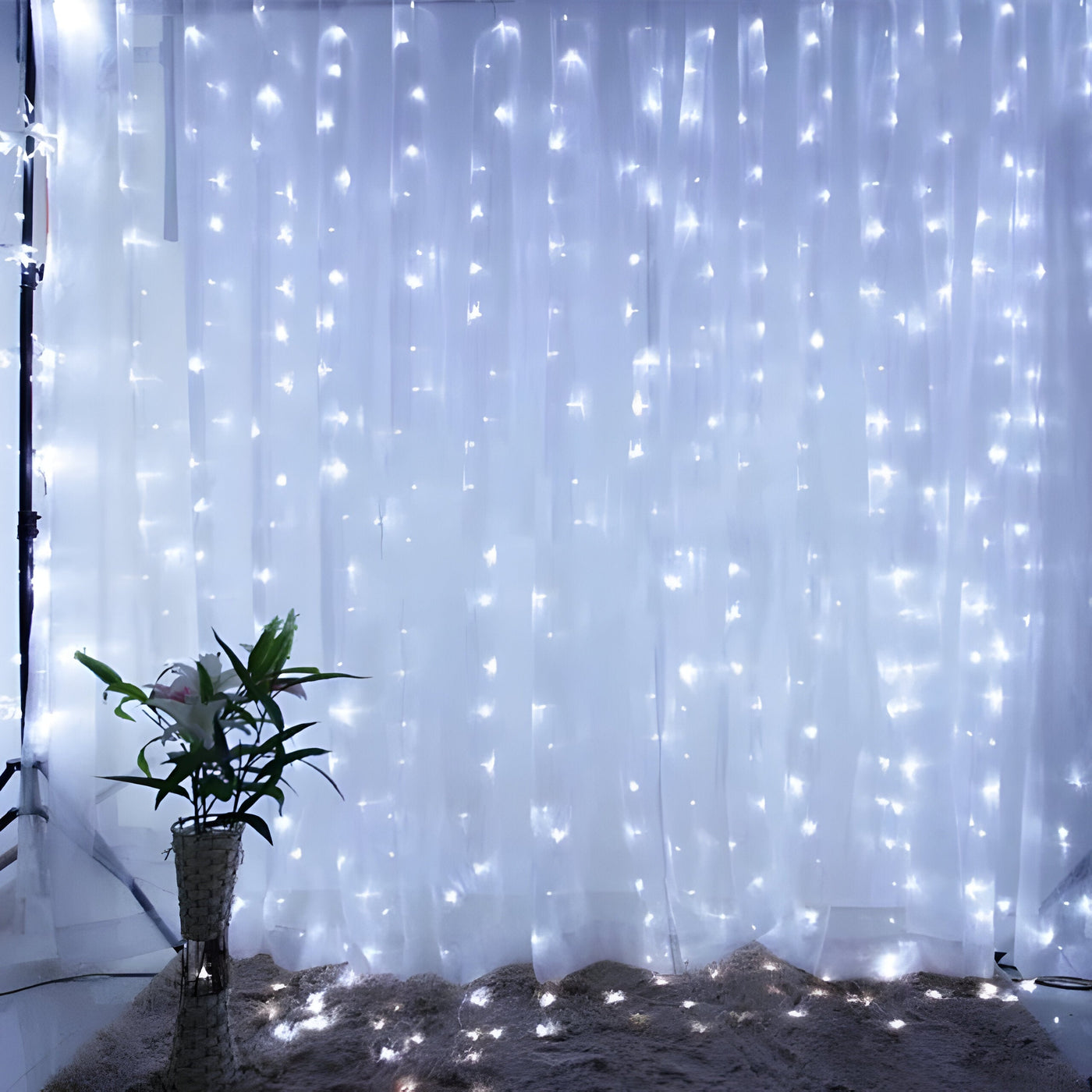 Twinkle | Christmas Curtain Light String - Festive Decor and Christmas Gift