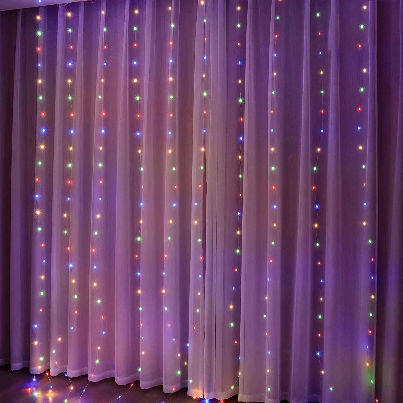 Twinkle | Christmas Curtain Light String - Festive Decor and Christmas Gift