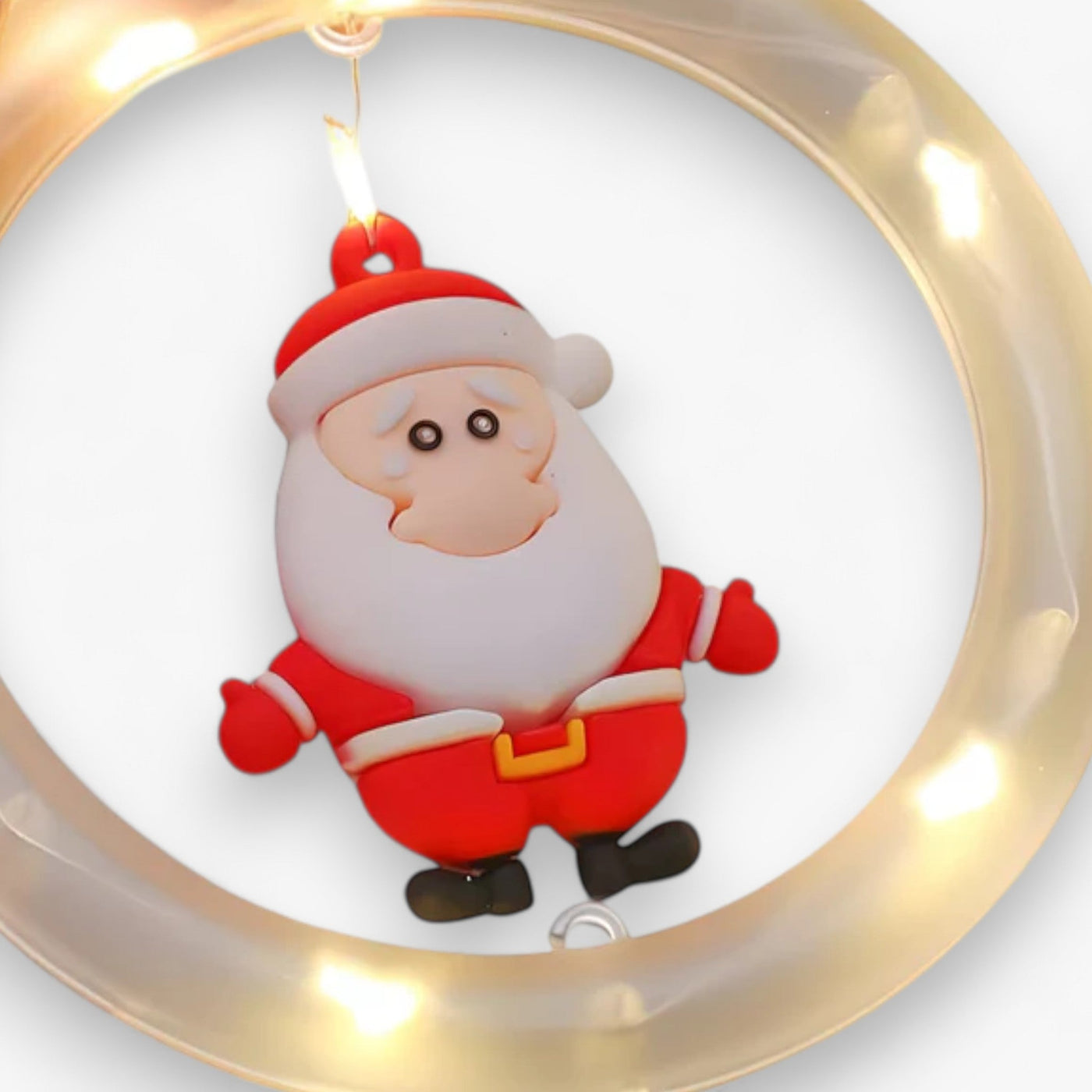 Santa LED Christmas Lights - Festive Glow for Holiday Decorations