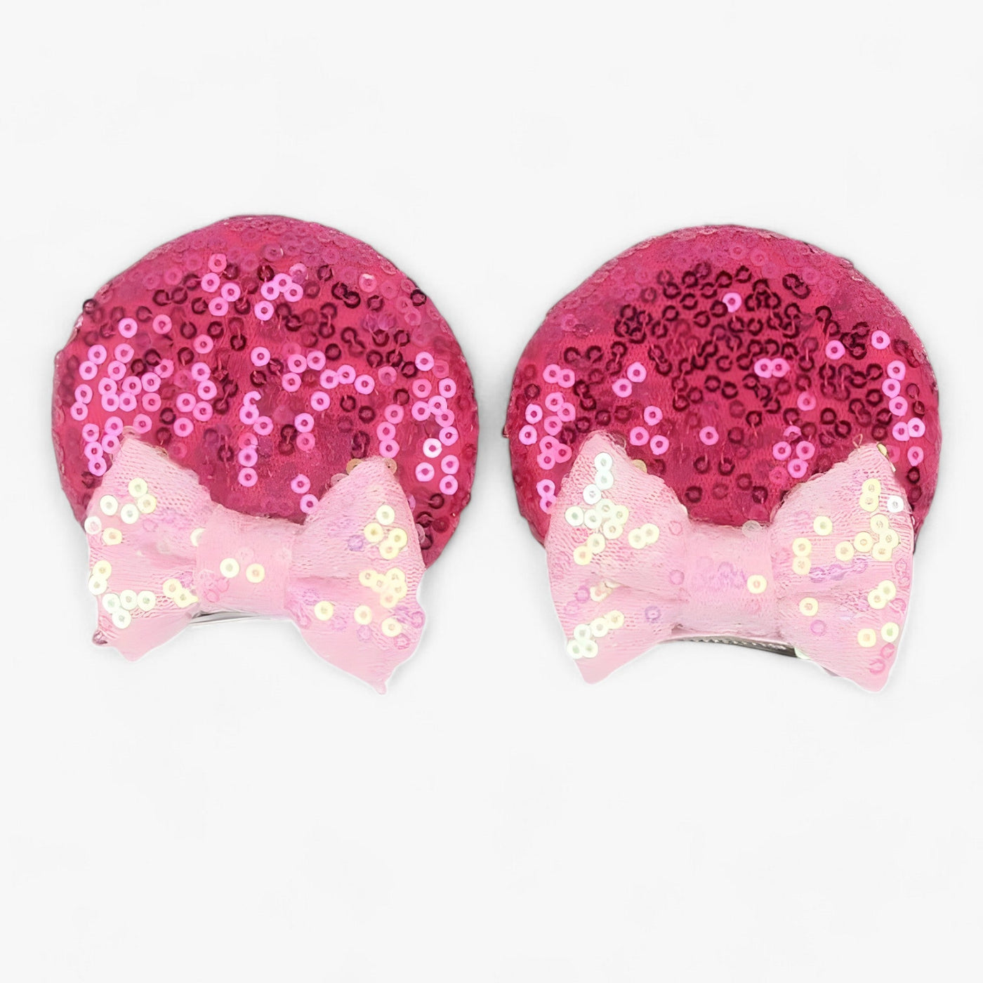 Christmas Hair Accessories | Disney Mouse Ears Hair Clips - Sparkling Fun for the Holidays