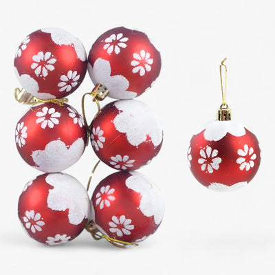 Christmas | 6 pieces of Christmas baubles - ideal decoration for the tree