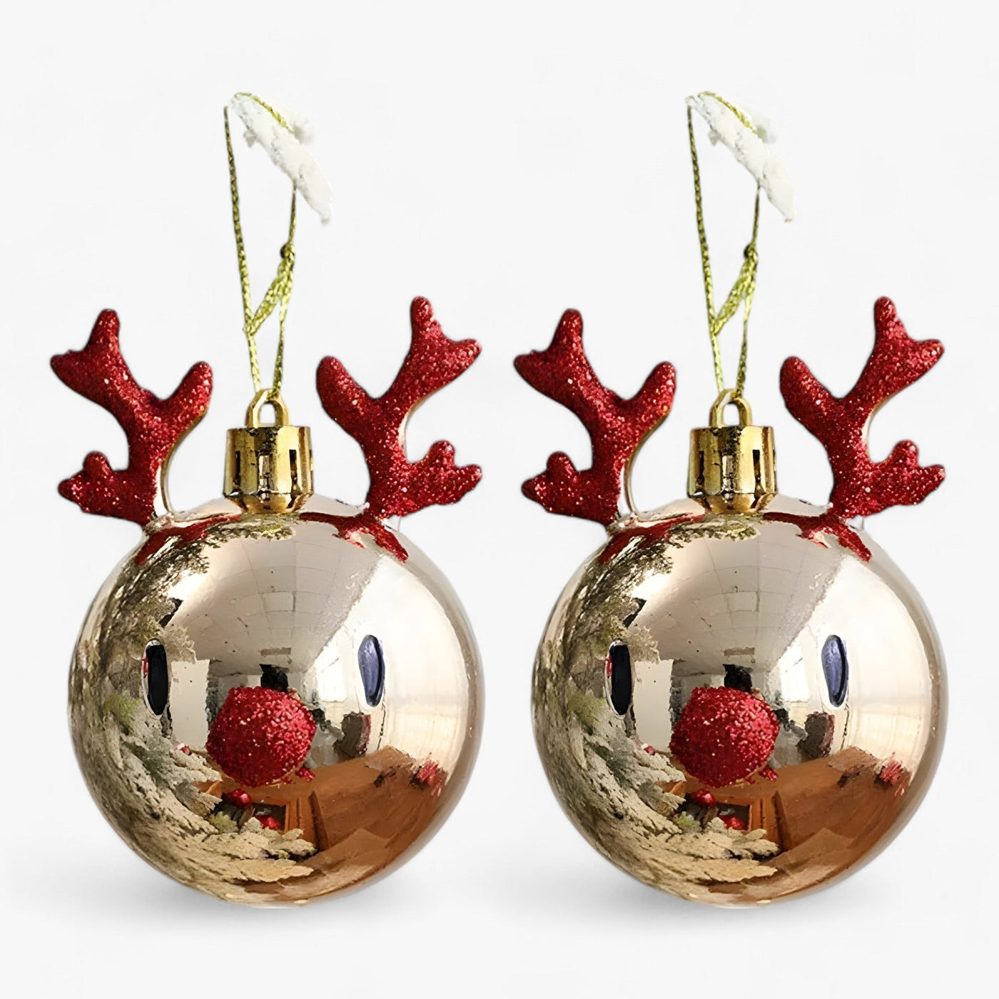 Rudy | Moose Christmas Ornaments - Festive Tree Decorations