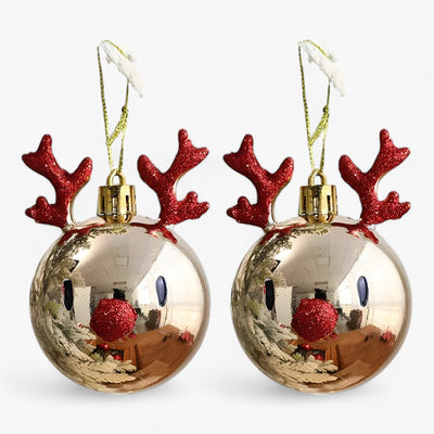 Rudy | Moose Christmas Ornaments - Festive Tree Decorations