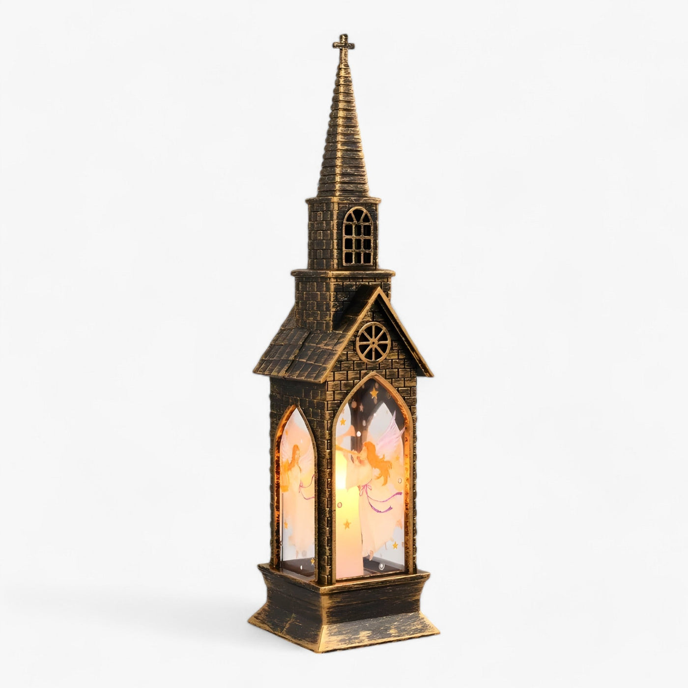 Krisy Santa & Snowman Decorative LED Table Lantern - Fairy Light for Christmas Decoration