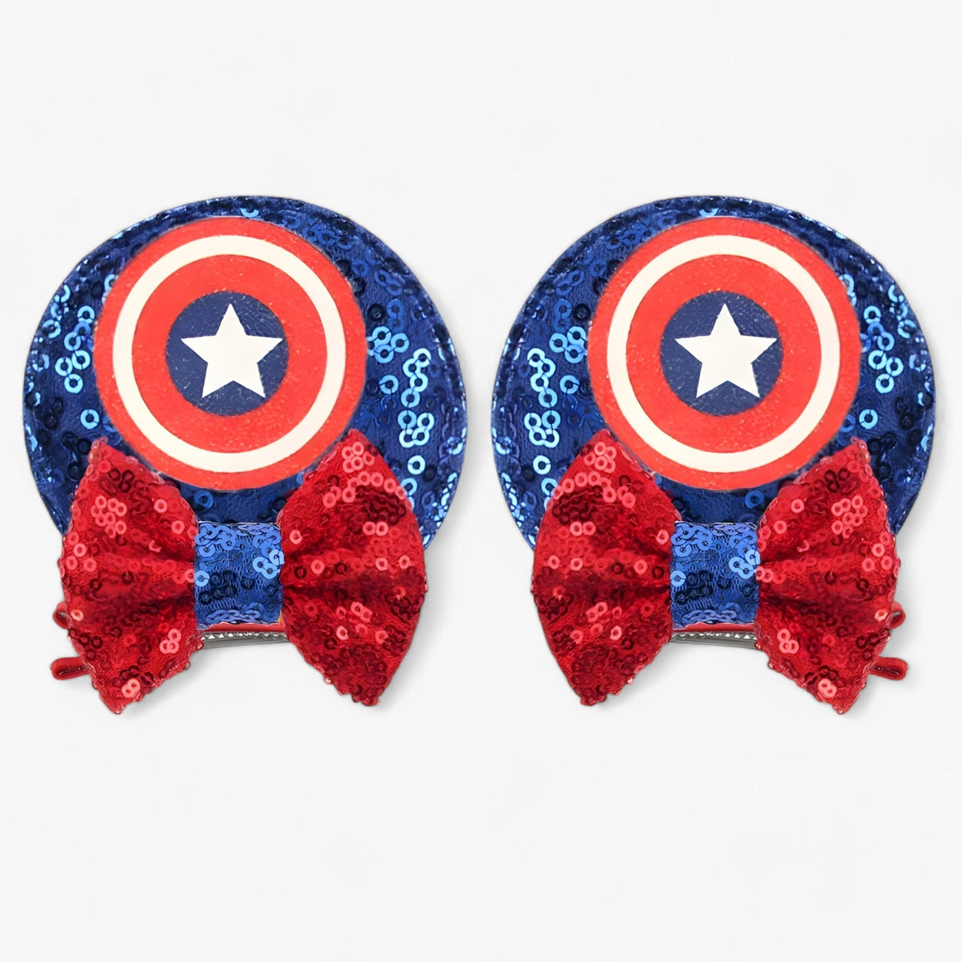 Christmas Hair Accessories | Disney Mouse Ears Hair Clips - Sparkling Fun for the Holidays