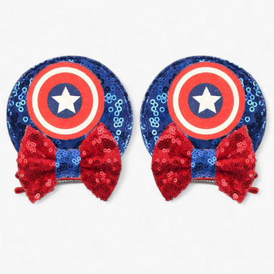 Christmas Hair Accessories | Disney Mouse Ears Hair Clips - Sparkling Fun for the Holidays