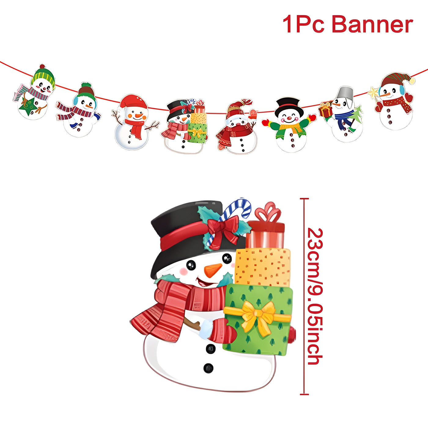 MerryBanner | Christmas Banner Garland - Add a festive touch to your home