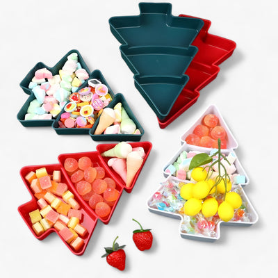 Festive | Christmas Tree-Shaped Fruit Bowl - Perfect Decoration for the Holiday Table