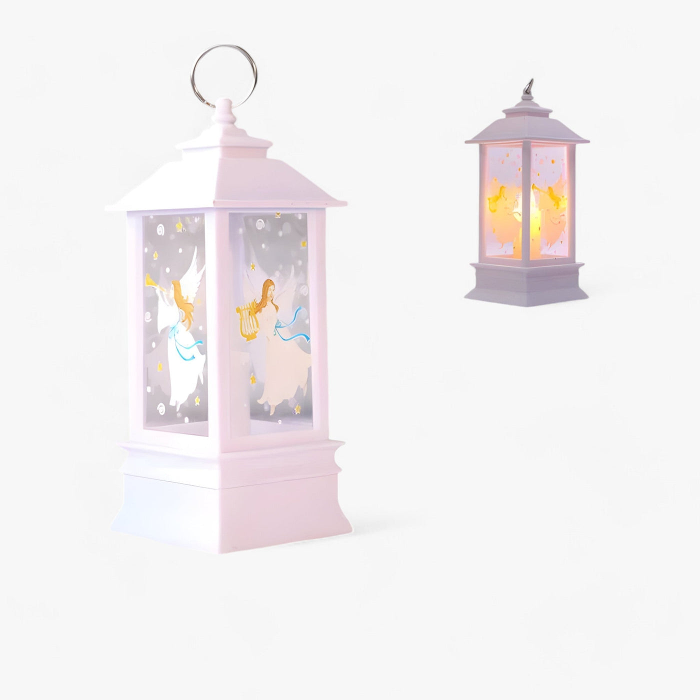 Cristy | Snowman Santa Light Lantern - Festive Tree Ornament and Home Decor