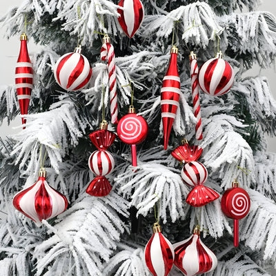 Red | Red Christmas Ornaments - Festive Decorations and Christmas Gifts