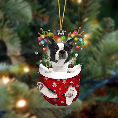 Cute Pup Decoration | Christmas Tree Ornament Dog - Festive Charm and Gift for Dog Lovers