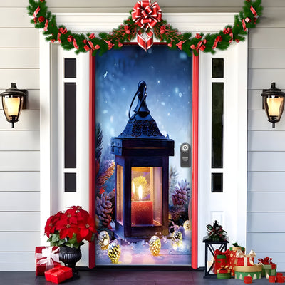 HolidayCheer | Christmas Background Banner Made of Polyester - Create a Festive Atmosphere for Your Decorations