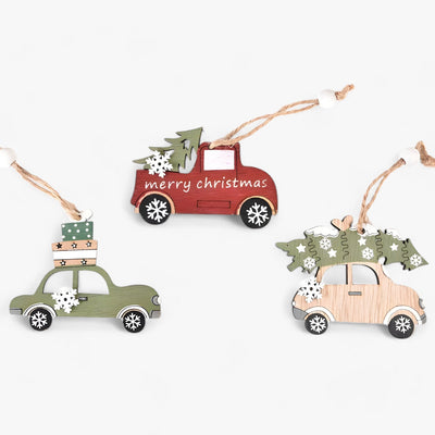 Whimsy | Wooden Christmas Train Ornament - Festive Decor and Gift for Children