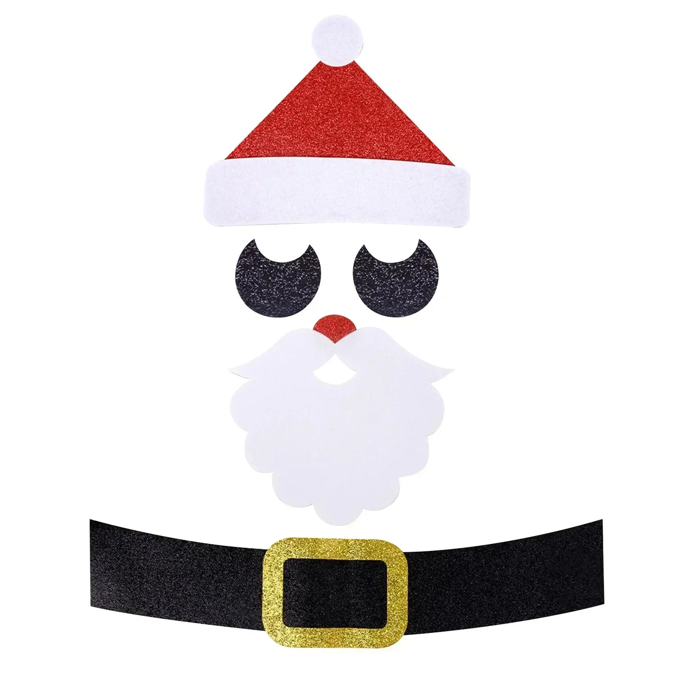 Fristy | Felt Christmas Stickers for Doors and Windows - Festive Decoration for Home