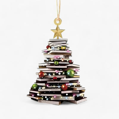 Book Lover | Flat 2D Acrylic Books Hanging - Creative Christmas Decoration for Home and Window