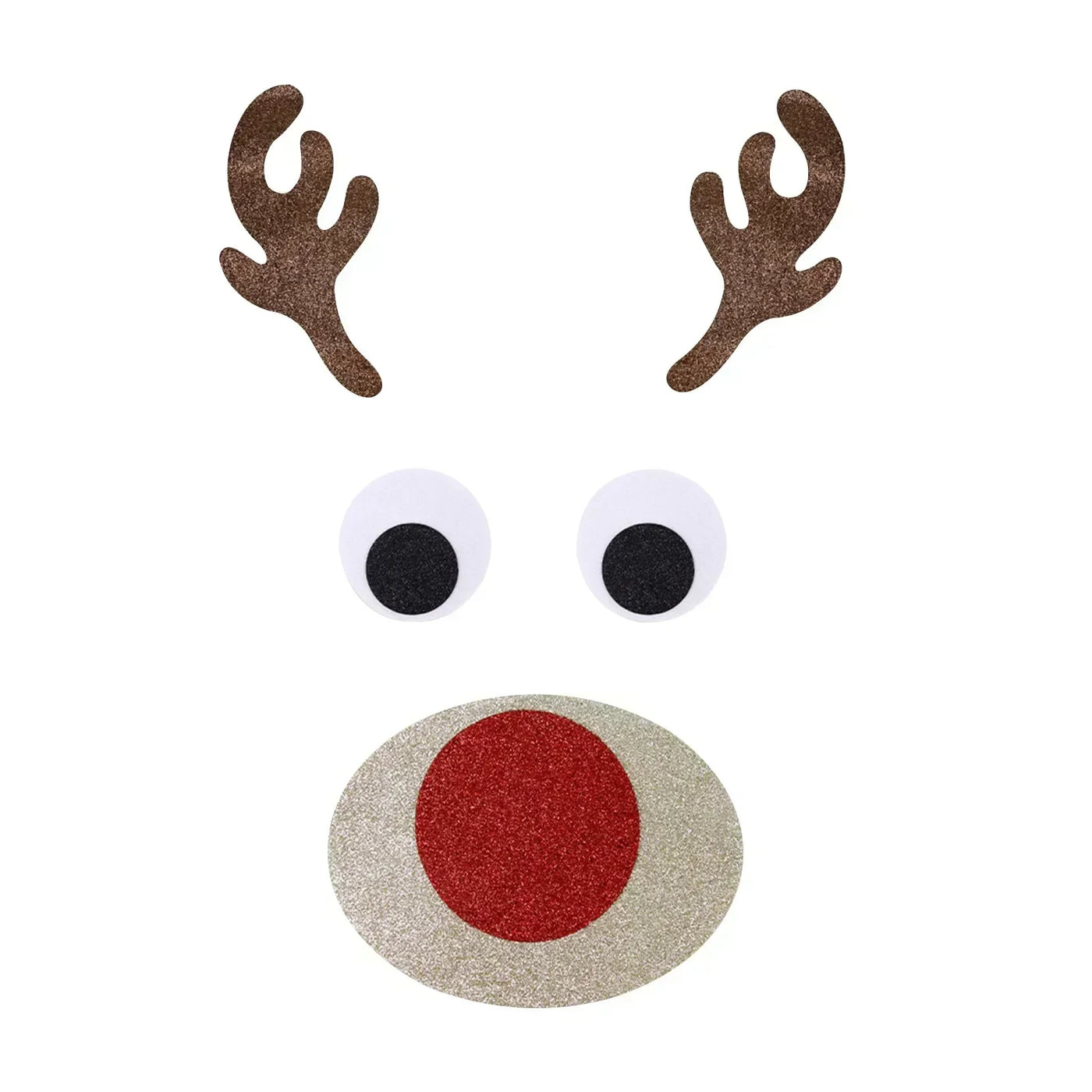 Fristy | Felt Christmas Stickers for Doors and Windows - Festive Decoration for Home