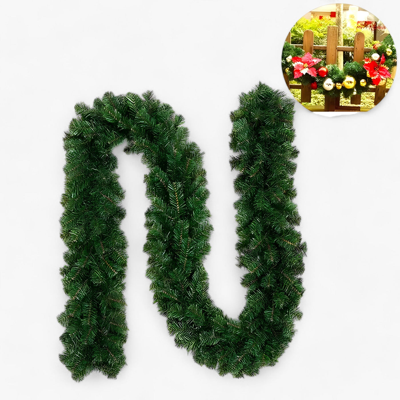 Christmas Wreath 2.7M - Elegant Holiday Decoration