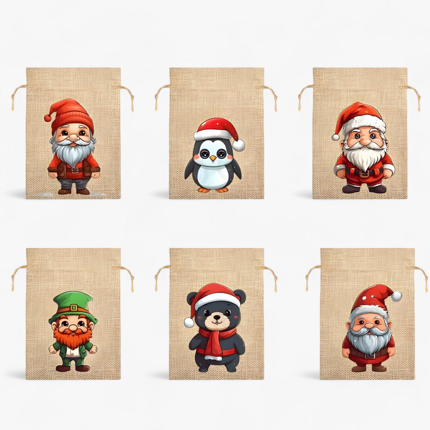 Joël | Christmas Gift Bags Santa - Perfect for Bringing Joy to Children