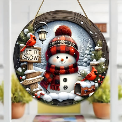 Festive Elegance | Christmas Table Centerpiece Acrylic Wreath - Perfect for Wall or Door Decoration