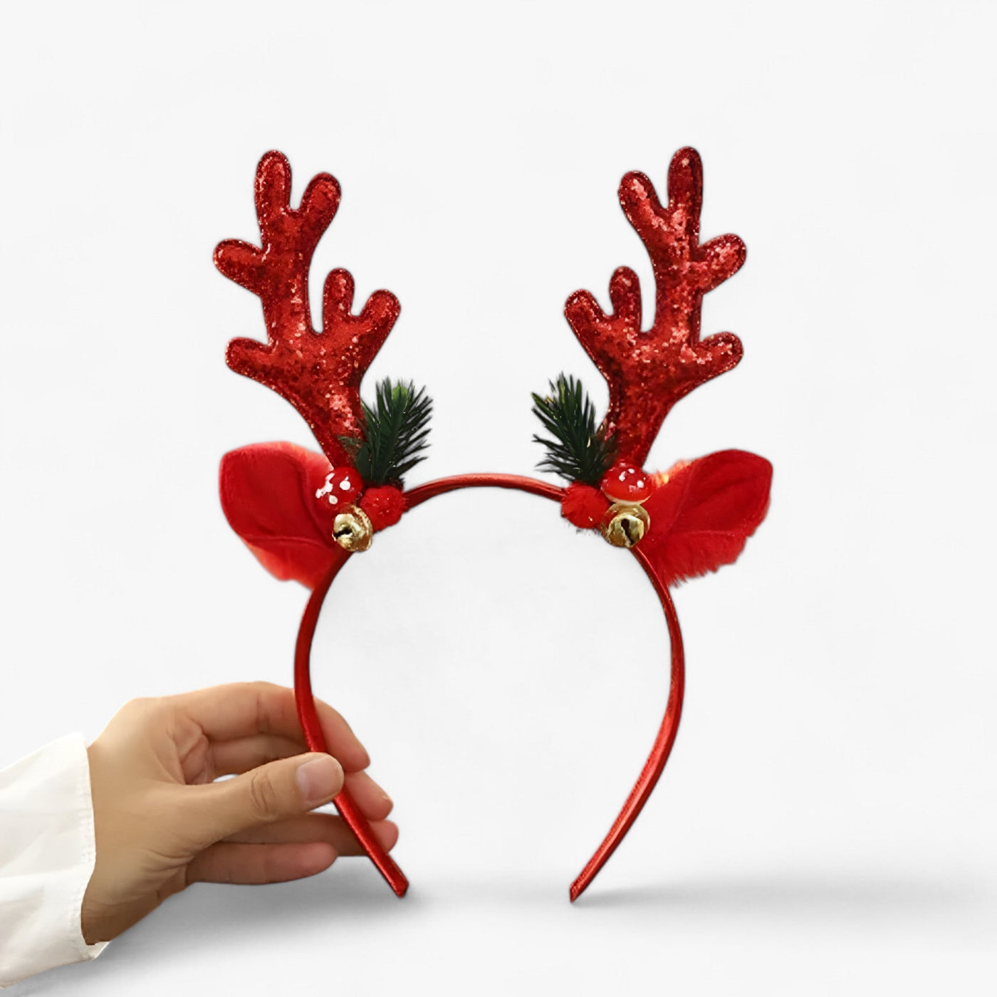 Emma | Christmas Headband with Deer Antlers - Festive and Tender Accessory for Children