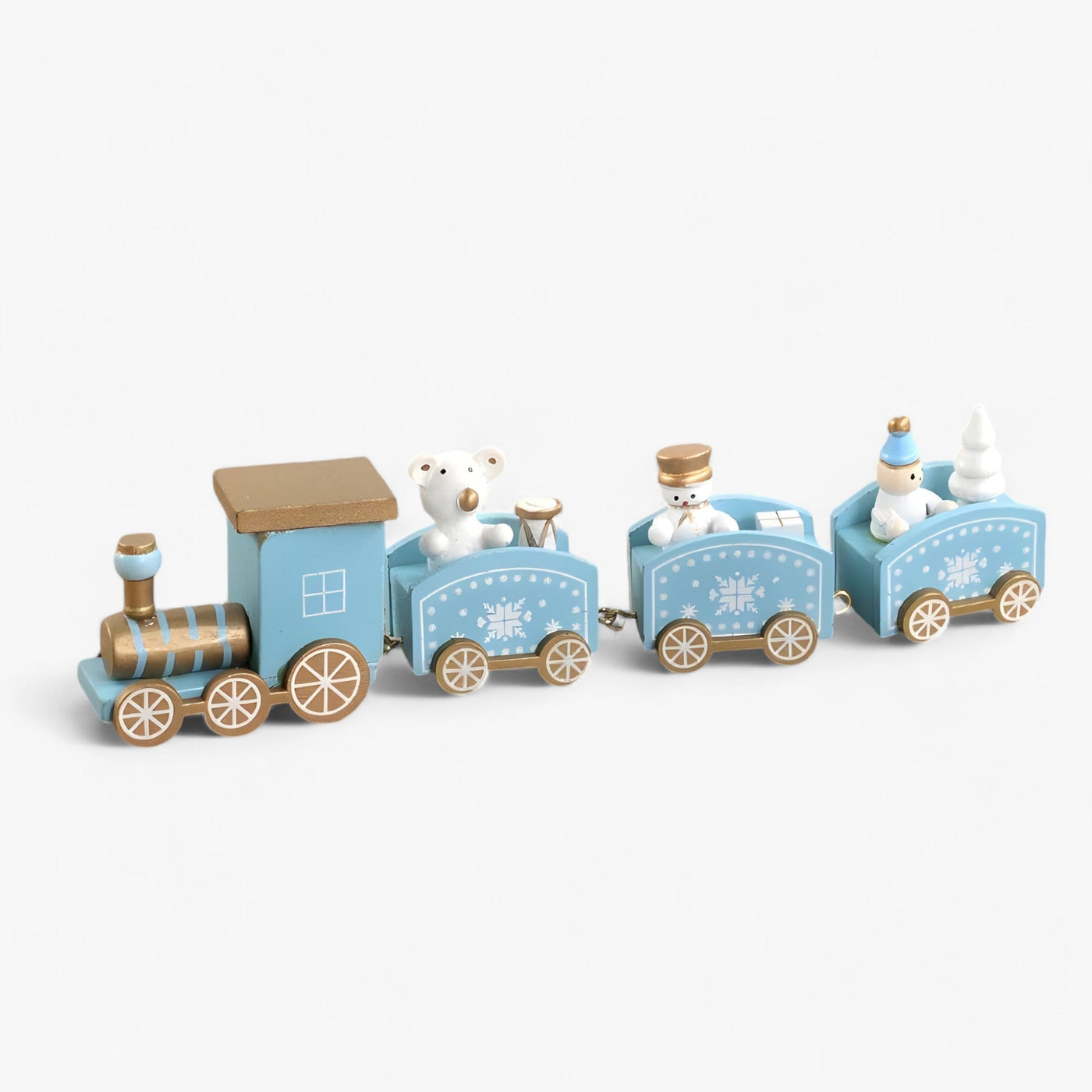 Whimsy | Wooden Christmas Train Ornament - Festive Decor and Gift for Children