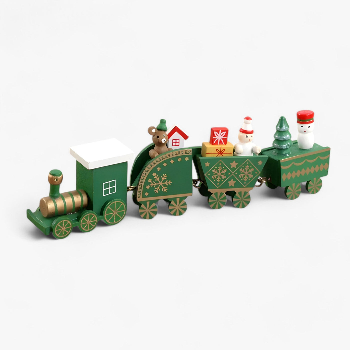 Whimsy | Wooden Christmas Train Ornament - Festive Decor and Gift for Children