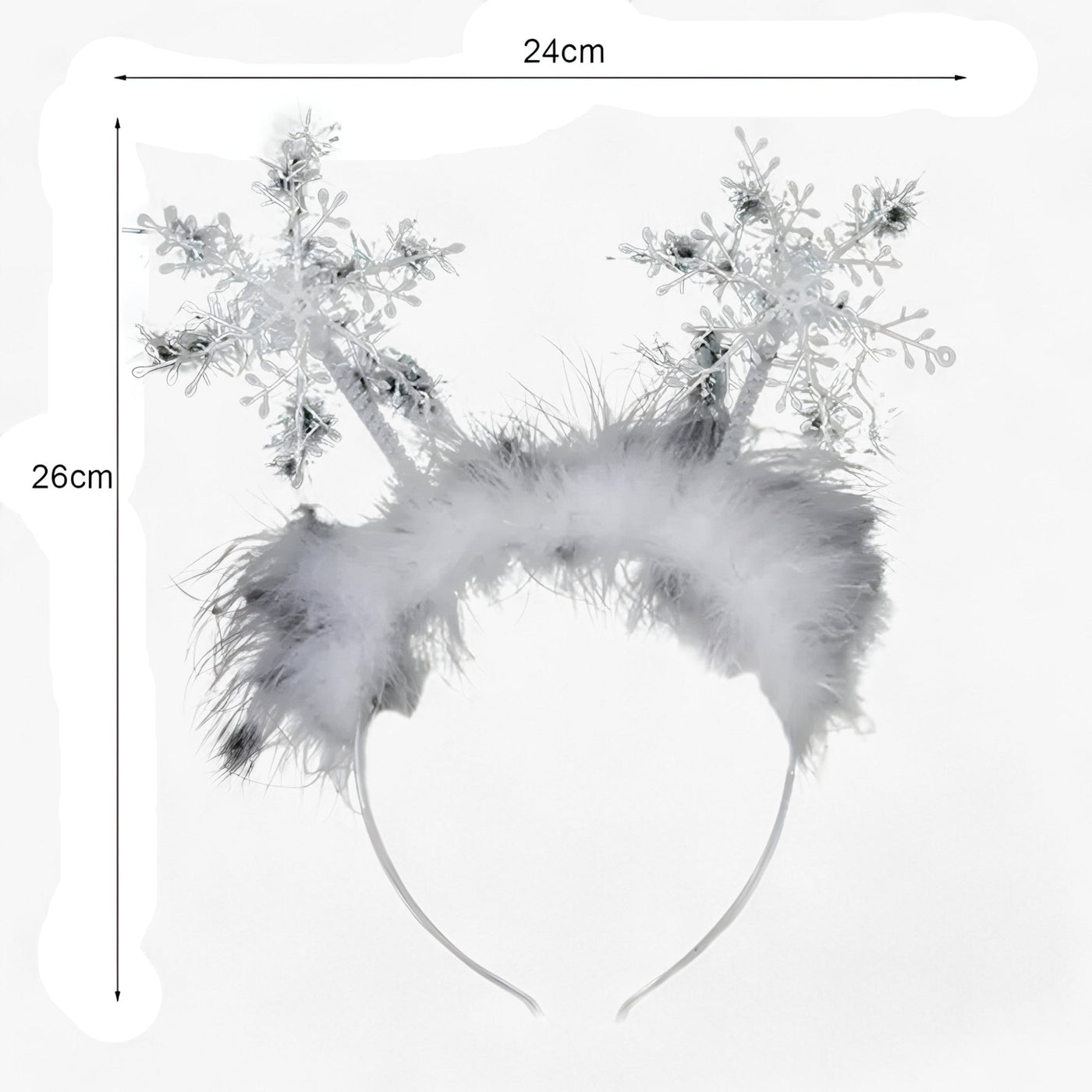 Fluff | Exquisite and Cute Party Accessory - Christmas Snowflake Headband for Girls
