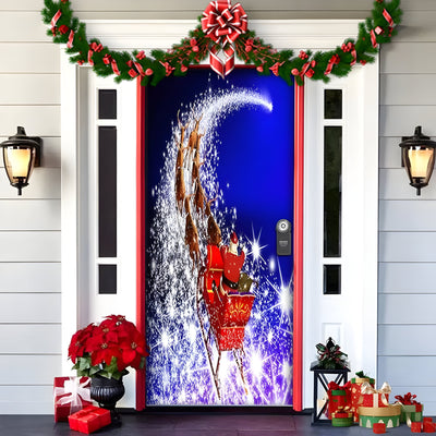 HolidayCheer | Christmas Background Banner Made of Polyester - Create a Festive Atmosphere for Your Decorations