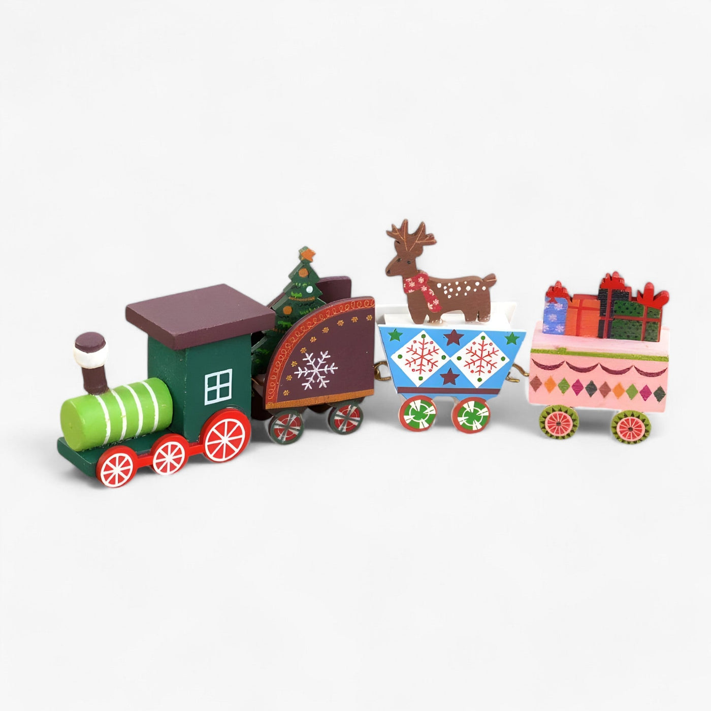 Whimsy | Wooden Christmas Train Ornament - Festive Decor and Gift for Children