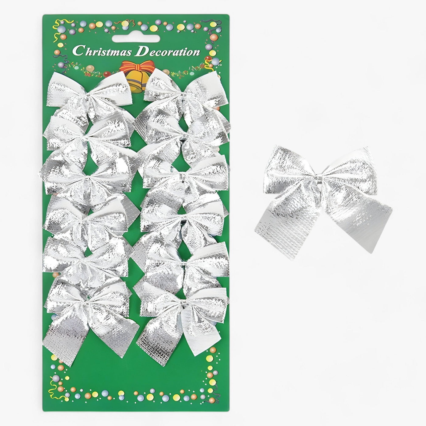Christmas Decoration | Mini Red and Gold Bowties - Perfect for DIY and Gift Decoration