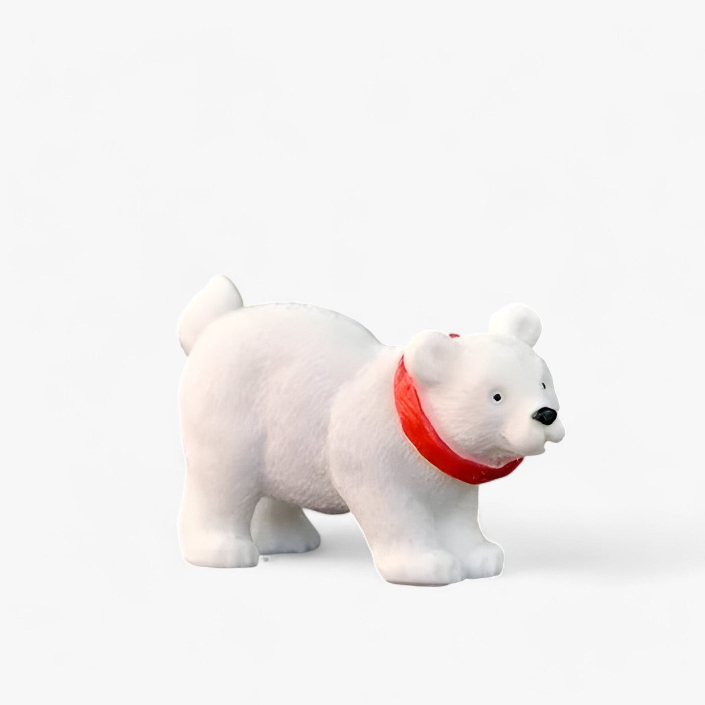 Léo | Set of Miniature Polar Bear Figures - Christmas Decorations and DIY Accessories for Snowy Landscapes