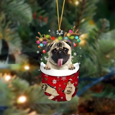 Cute Pup Decoration | Christmas Tree Ornament Dog - Festive Charm and Gift for Dog Lovers