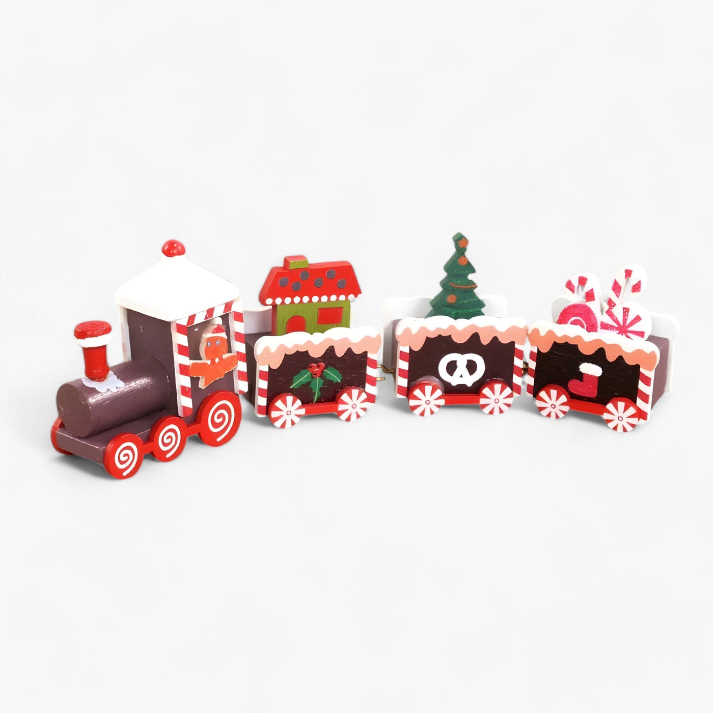 Whimsy | Wooden Christmas Train Ornament - Festive Decor and Gift for Children