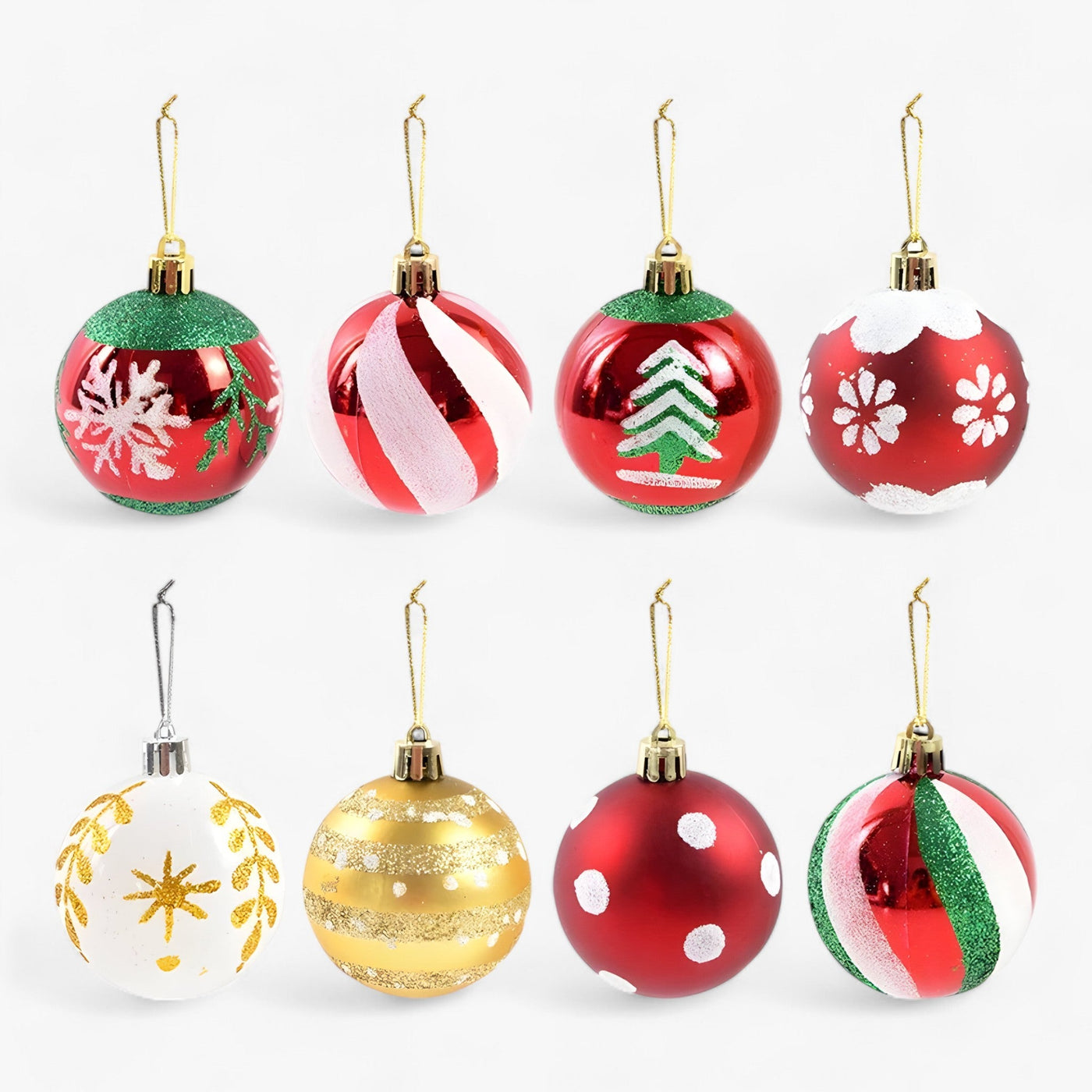 Christmas | 6 pieces of Christmas baubles - ideal decoration for the tree