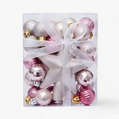 Sophia's Deco | Set of 30 Christmas Ornaments - Transform Your Tree with Festive Elegance