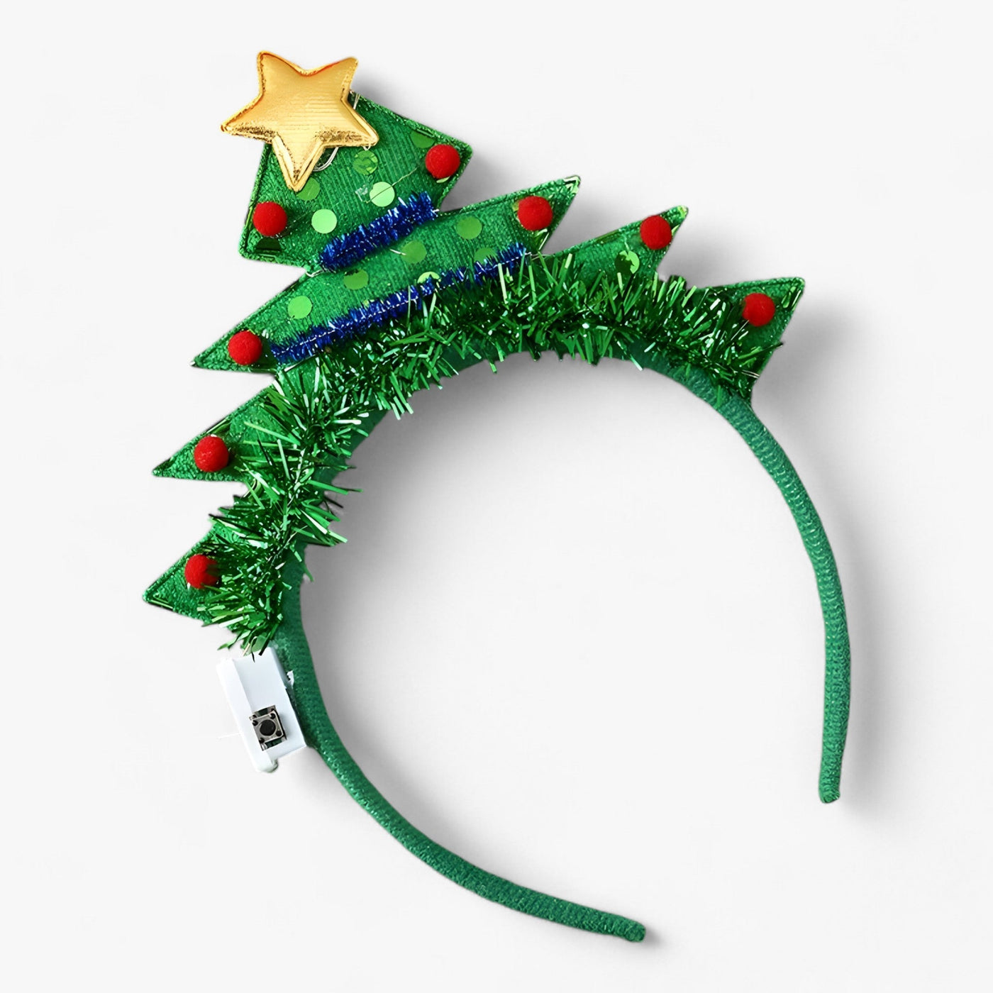 Twila | Christmas Tiara with Snowflake LED Lighting - Festive Headband for Girls and Women