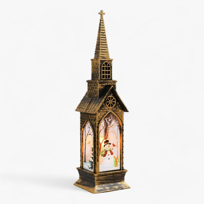 Krisy Santa & Snowman Decorative LED Table Lantern - Fairy Light for Christmas Decoration