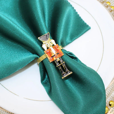 Holiday Elegance | 6 Christmas Napkin Rings with Pine Cones - Perfect