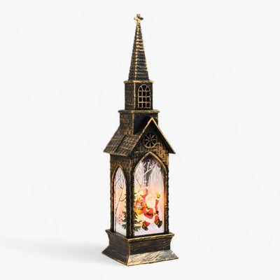 Krisy Santa & Snowman Decorative LED Table Lantern - Fairy Light for Christmas Decoration