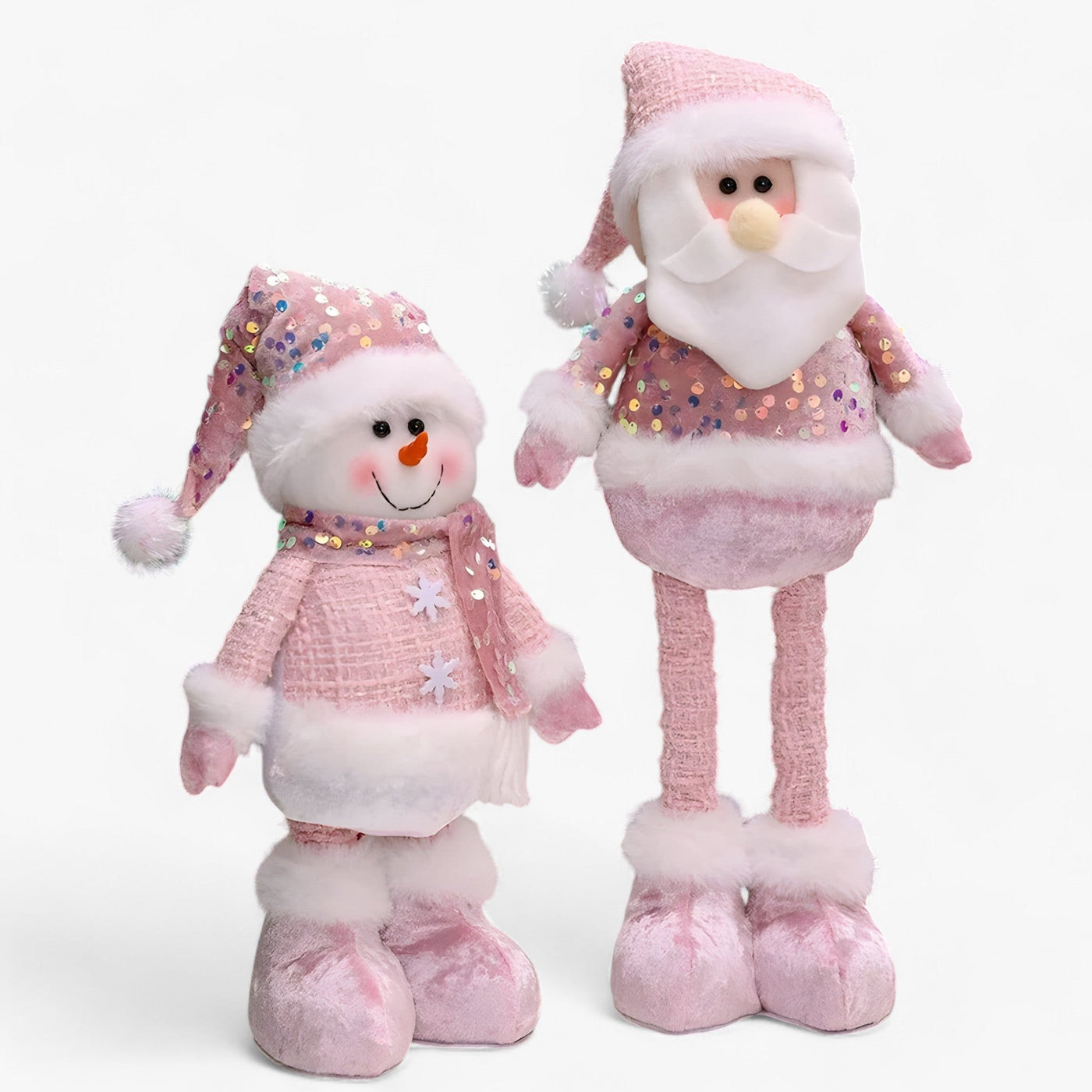 Fantastic Winter | Christmas Decorations Supplies Snowman Old Pink - Add a Touch of Magic to Your Interior