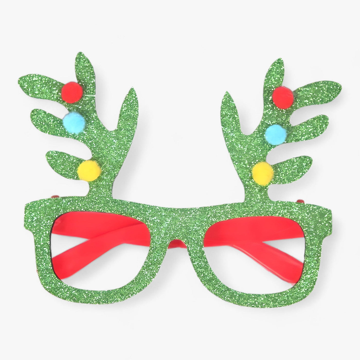 Festive Celebrant | Christmas Glasses with Santa, Christmas Tree, and Snowman - Fun Accessories for Festive Photos