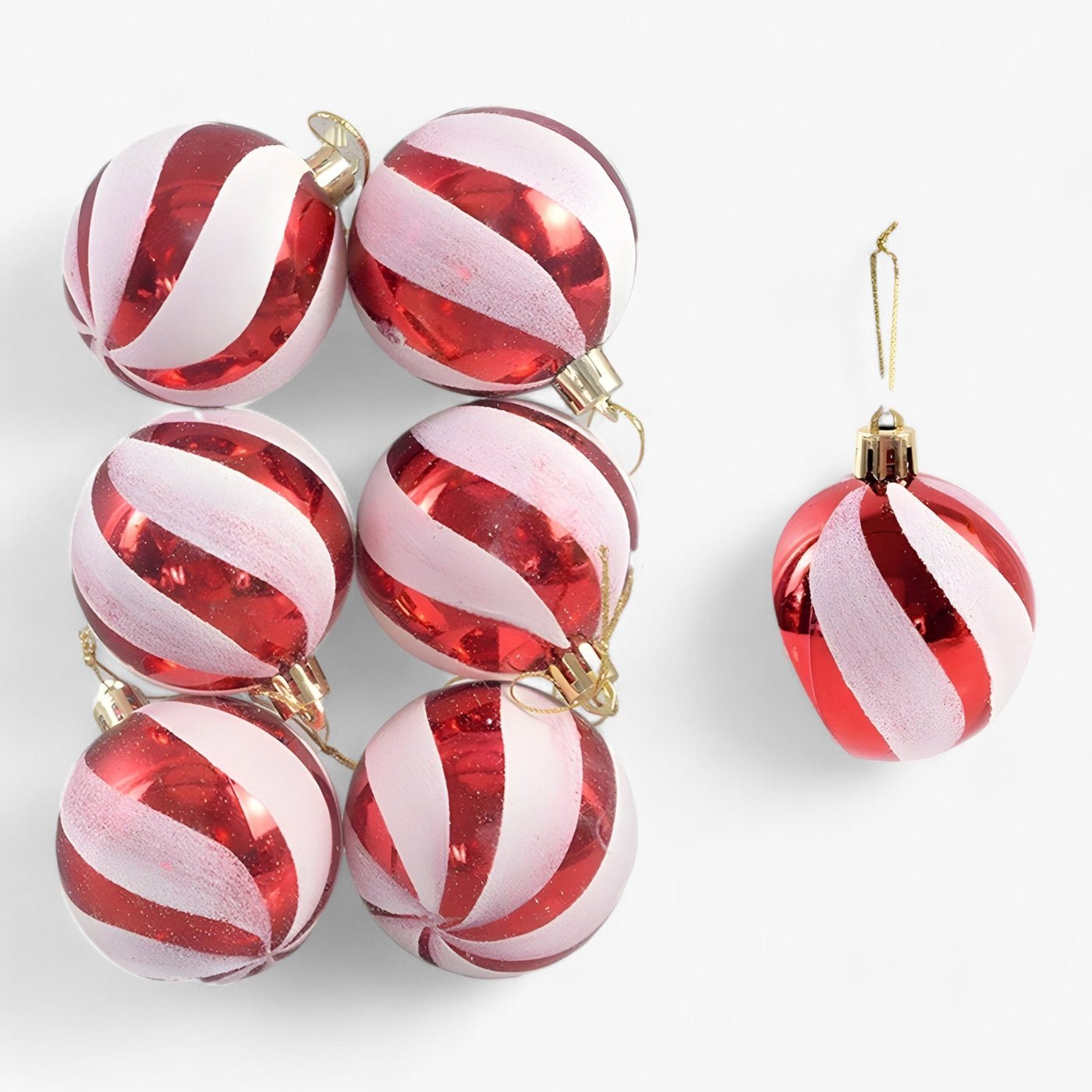 Christmas | 6 pieces of Christmas baubles - ideal decoration for the tree