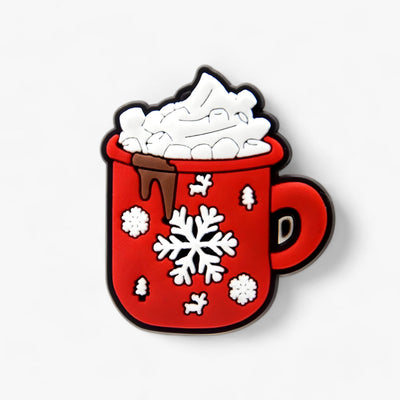 Charms | Festive Christmas Tree and Snowflakes made of PVC - Fun Accessories for Children's Shoes