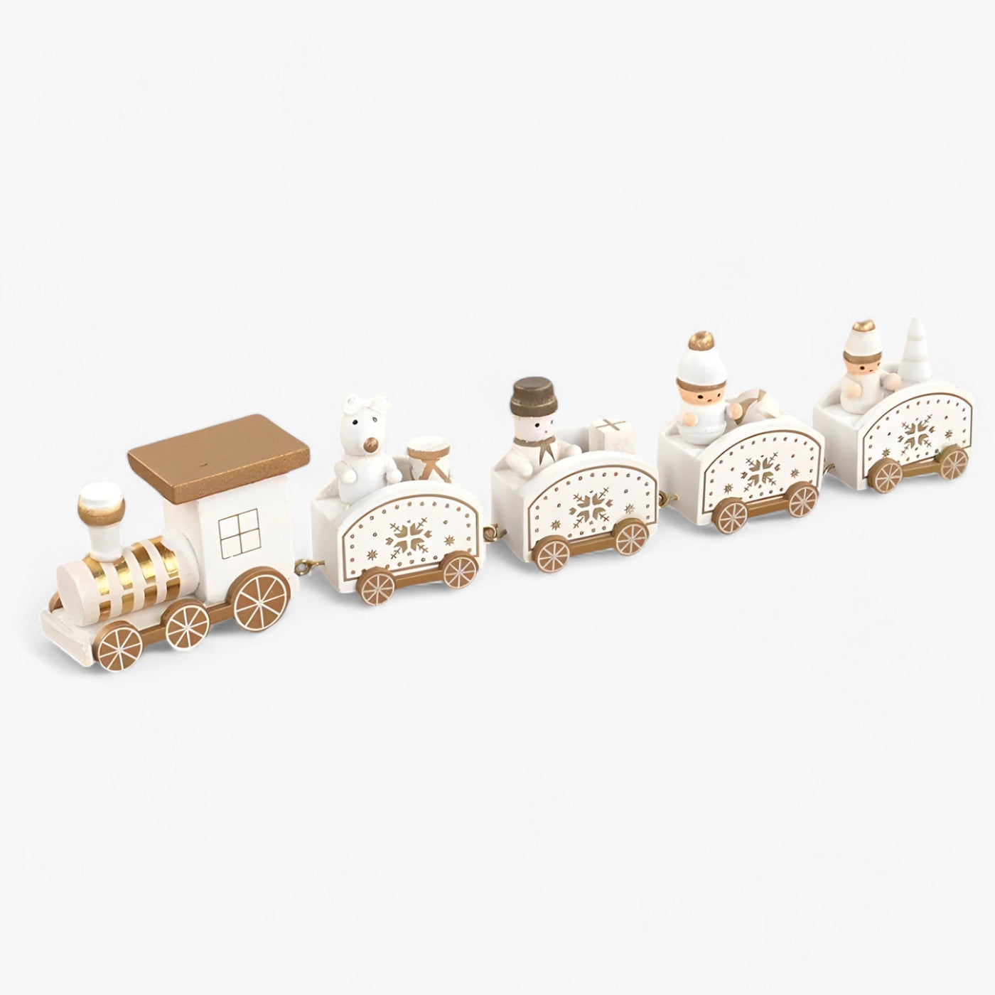 Whimsy | Wooden Christmas Train Ornament - Festive Decor and Gift for Children