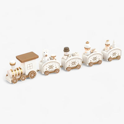Whimsy | Wooden Christmas Train Ornament - Festive Decor and Gift for Children