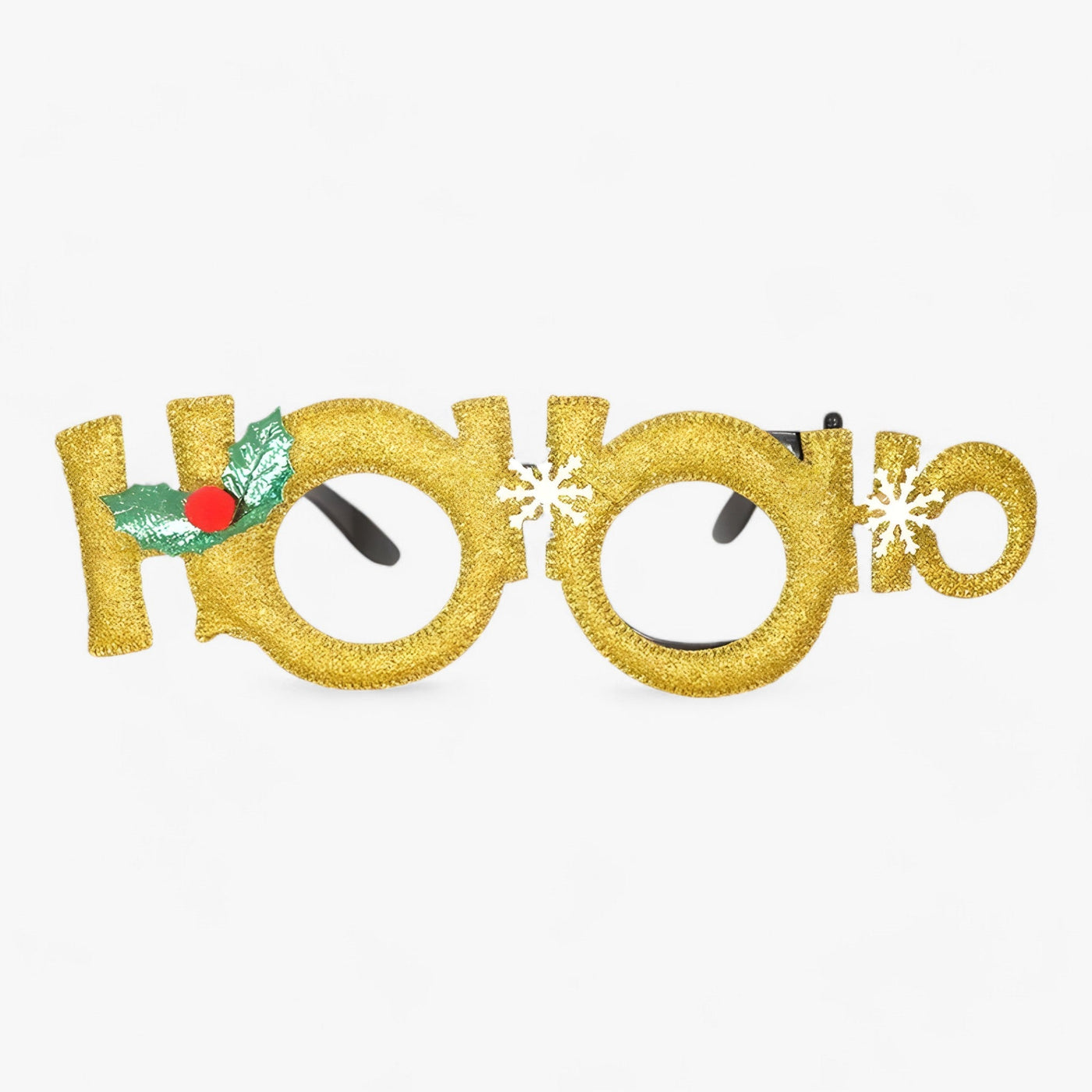 Festive Celebrant | Christmas Glasses with Santa, Christmas Tree, and Snowman - Fun Accessories for Festive Photos