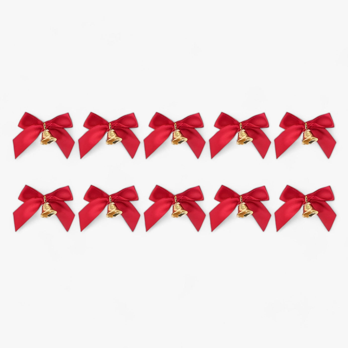 Clara | Christmas Tree Bow - Festive Decoration with Bells for Home and Garden