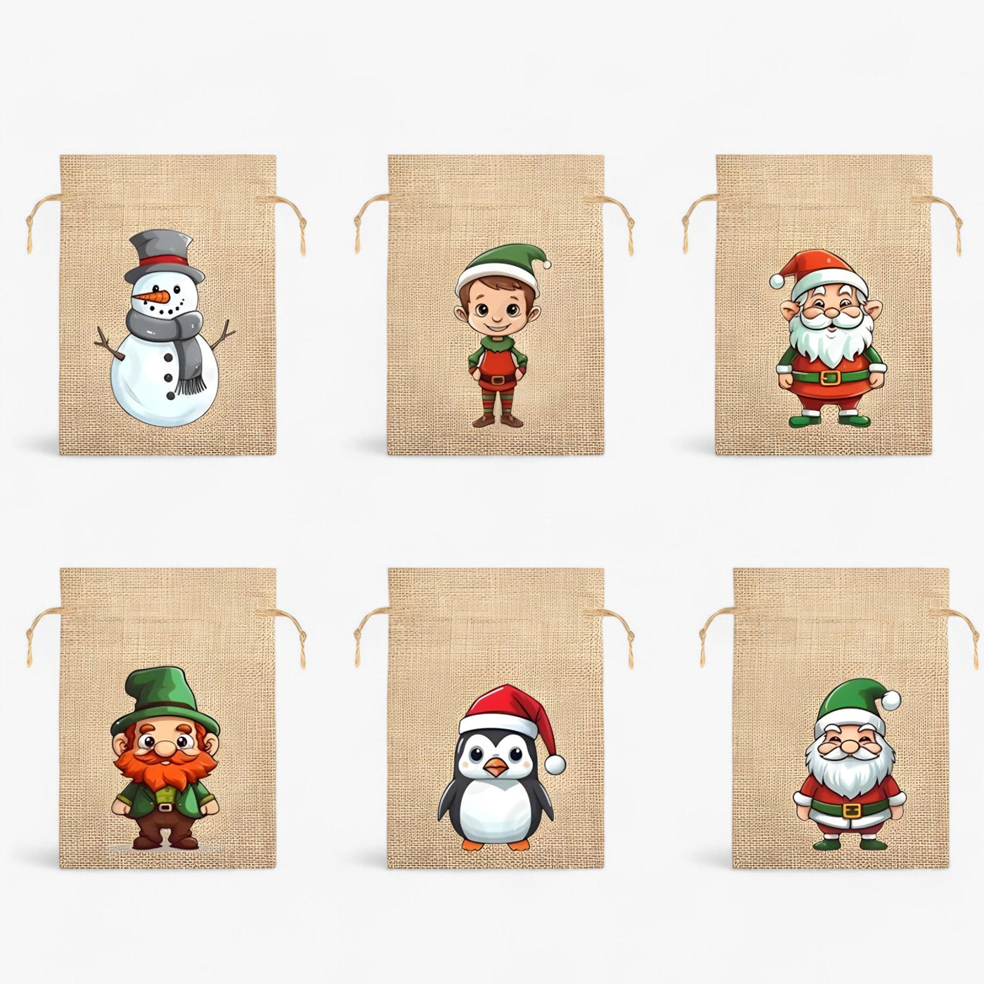 Joël | Christmas Gift Bags Santa - Perfect for Bringing Joy to Children