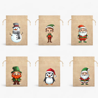Joël | Christmas Gift Bags Santa - Perfect for Bringing Joy to Children